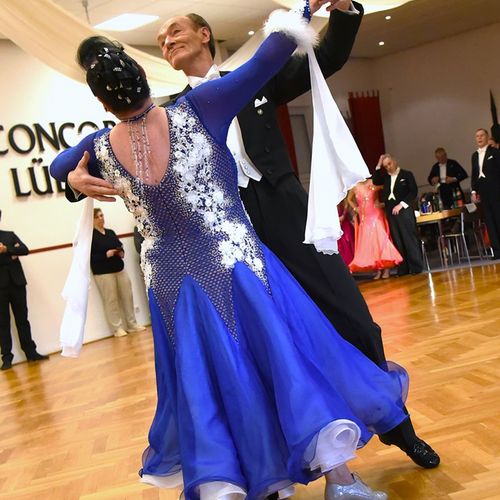 21.2.2025 GLM Masters IV S Standard in Lübeck - Paarvorstellung und Zwischenrunde