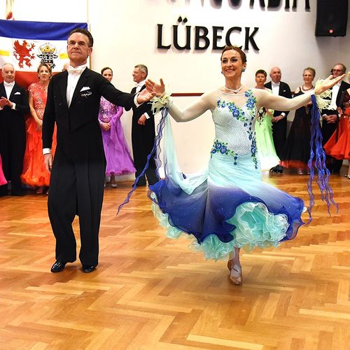 21.2.2025 GLM Masters IV S Standard in Lübeck - Paarvorstellung und Zwischenrunde