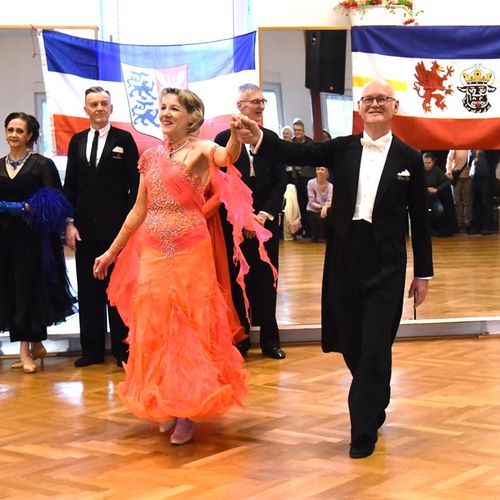 21.2.2025 GLM Masters IV S Standard in Lübeck - Paarvorstellung und Zwischenrunde