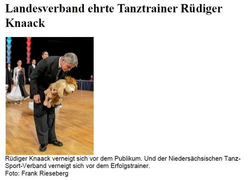 Rüdiger Knaack Ehrenmitglied des NTV