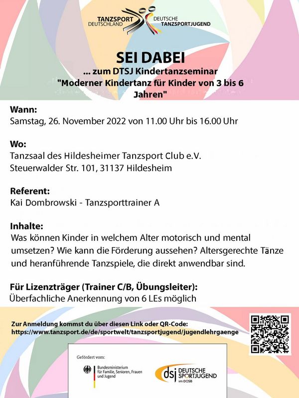 DTSJ-Kindertanzseminar in Hildesheim