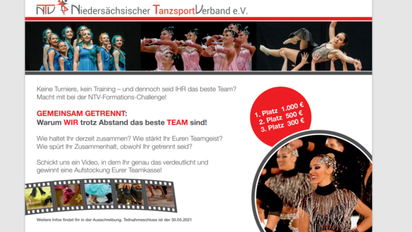 Nicht vergessen: NTV-Formations-Challenge