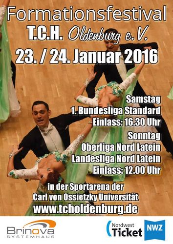Formationsfestival Oldenburg am 23./23. Januar 2016